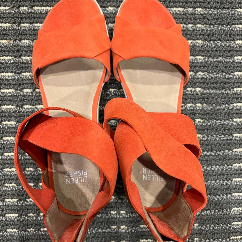 Eileen Fisher Suede Sandals